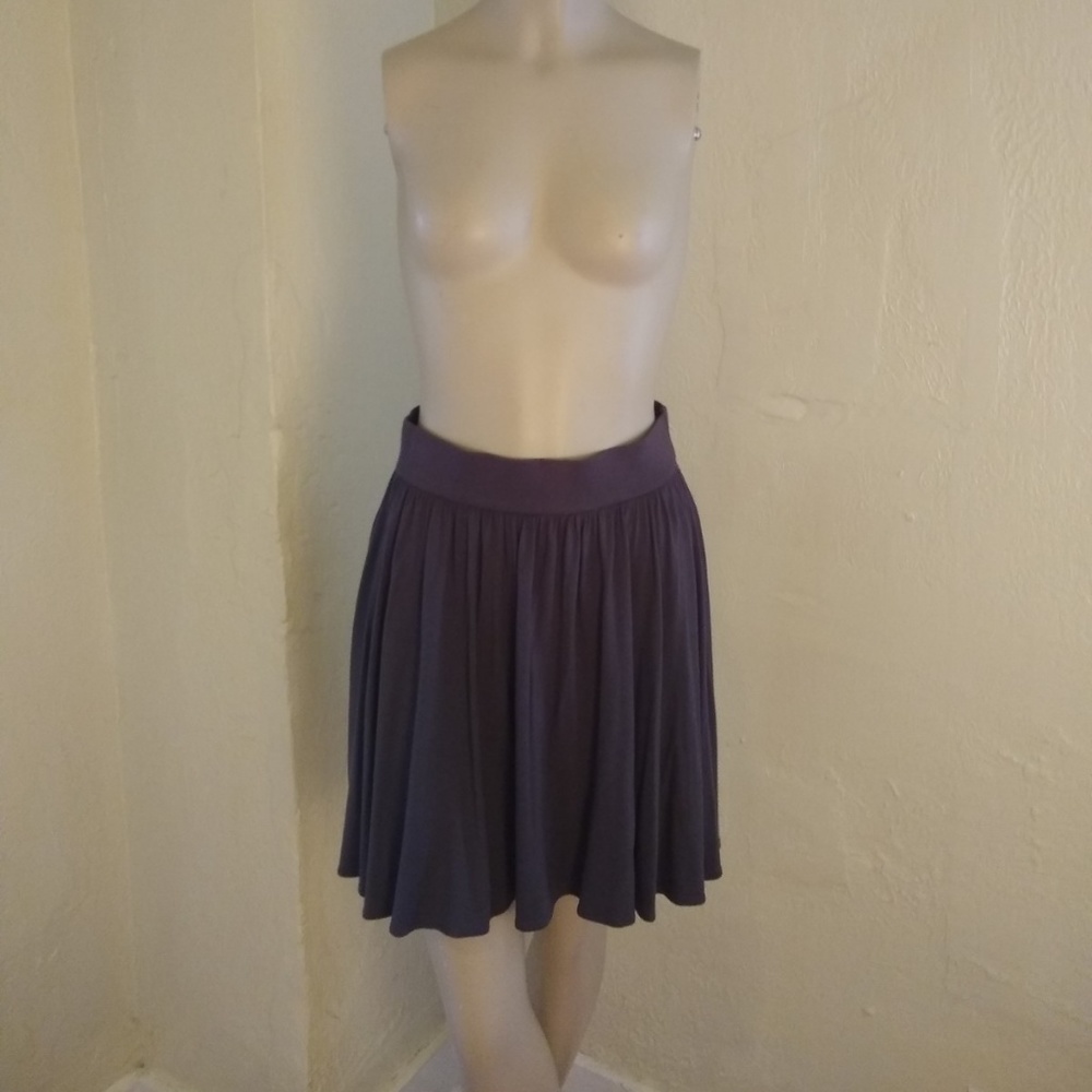 Express Charcoal Gray Above the Knee Skirt: XS